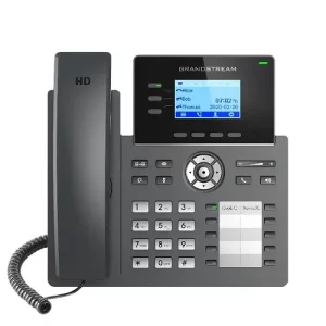 Grandstream GRP2604P Gigabit IP phone with PoE, six SIP accounts and HD audio