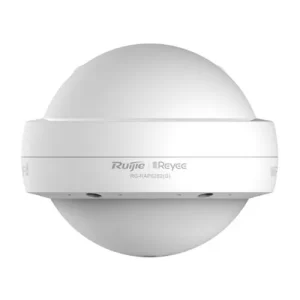 Ruijie Reyee RG-RAP6262(G) white dome wireless access point on white background.